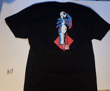 DEATH WALTZ RECORDING COMPANY - Camisa Negra Para Hombre XLARGE Nueva Importación del Reino Unido Bleep Warp