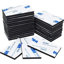 3M Sticky Pads Double-Sided Strong Foam Adhesive Mounting Pads Oblong ��� 5 pack