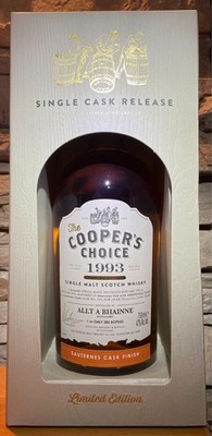 Coopers Choice Allt-a-Bhainne 1993/2018 25 Jahre Sauterness Cask - Rarität !