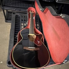 Gretsch G5015 Acoustic-Electric Guitar Black 6 String Single Cutaway w/ Case