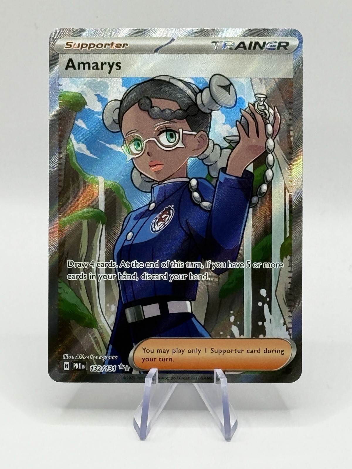 Amarys - 132/131 - Prismatic Evolutions - NM/M - Pokemon Card CS