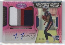 2022 Certified Freshman Fabric Signatures Mirror Pink Tyquan Thornton Auto 14mg