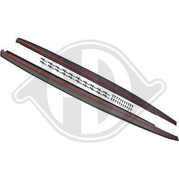 Schwellerverkleidung Diederichs 1217363 Hd Tuning FüR Seitlicher Einbau-image