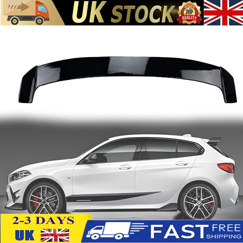 For BMW 1Series F20 F21 15-19 LCI Rear Gloss Black Roof Spoiler Wing M135i M140i