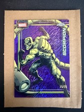 2026 Topps Chrome Marvel #147 Scorpion Purple Shimmer /75