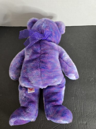 Vintage Very Rare Ty Beanie Babies Clubby IV Bear - Purple 2001 Y2K - Picture 5 of 7