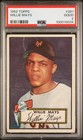 1952 TOPPS #261 WILLIE MAYS PSA 2