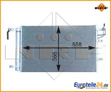 Condenser, Air Conditioning Easy Fit NRF 35982 for Kia Cerato