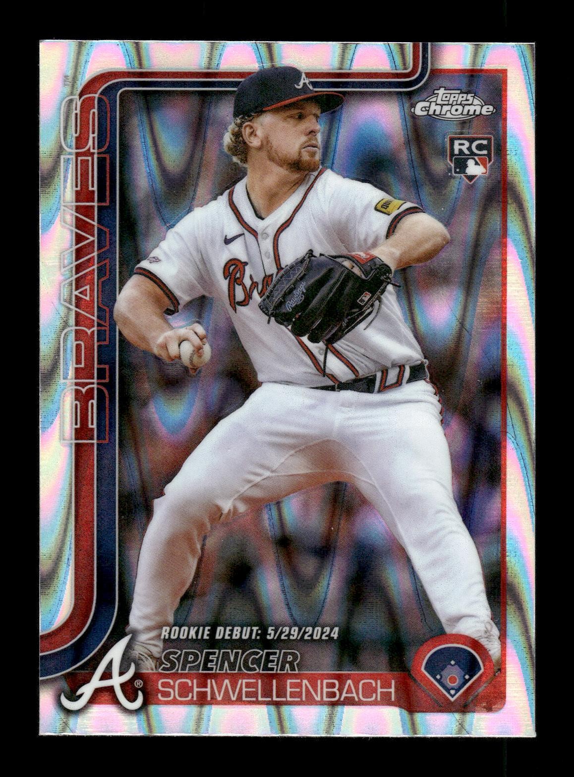 2025 Topps Chrome Update #USC132 Spencer Schwellenbach RayWave Refractor