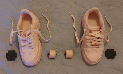 Heelys Rezerve Halbschuhe - Soft Pink / Pink Confetti. gebraucht, kaum benutzt.