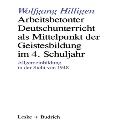 Arbeitsbetonter Deutschunterricht ALS Mittelpunkt Der Geistesbild