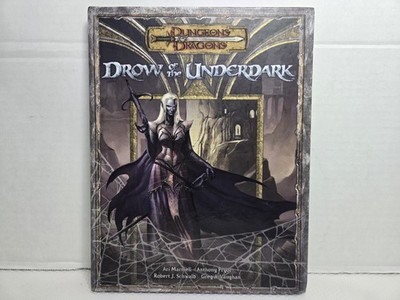 Drow of the Underdark (Dungeons & Dragons 3.5 Fantasy Roleplaying) (HARDCOVER!)