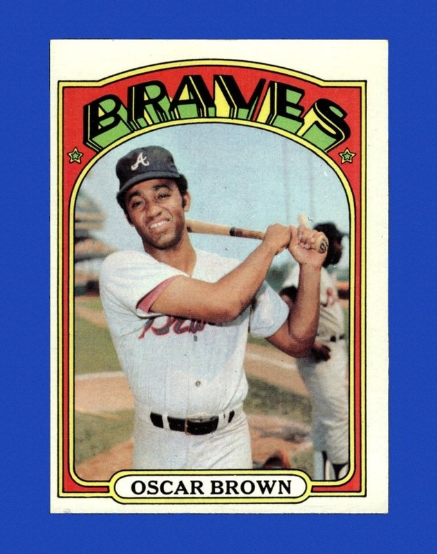 1972 Topps Set-Break #516 Oscar Brown NR-MINT *GMCARDS*
