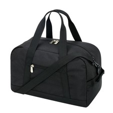 Small Duffle Bag 14 Inch Black Carry On Mini Gym Travel Sports Holdall Weekend