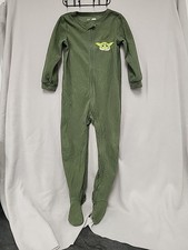 GAP Kids Star Wars BABY YODA One Piece Pajamas with Hood - Youth Size 4