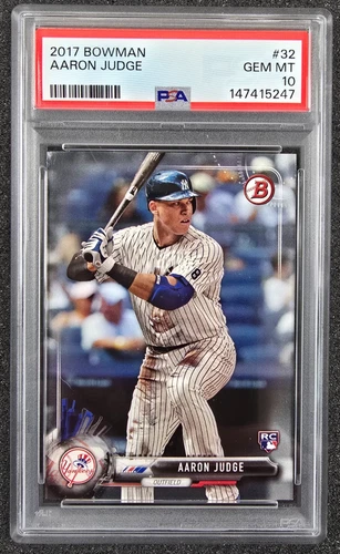 2017 Bowman Rookie Aaron Judge RC #32 PSA 10