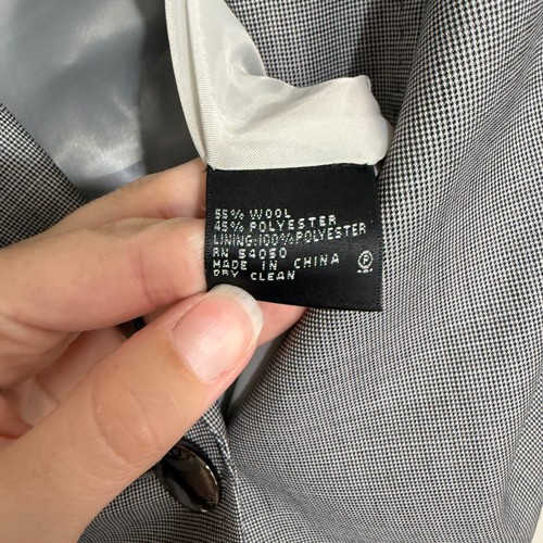 NWT Anne Klein Size 4 Gray Wool Blend Suit Set Lined Straight Career Academia - Picture 6 of 14