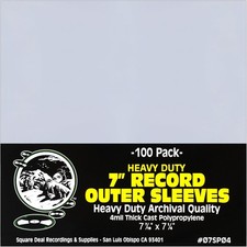 Vinyl Record Outer Sleeves Heavy Duty Archival Quality