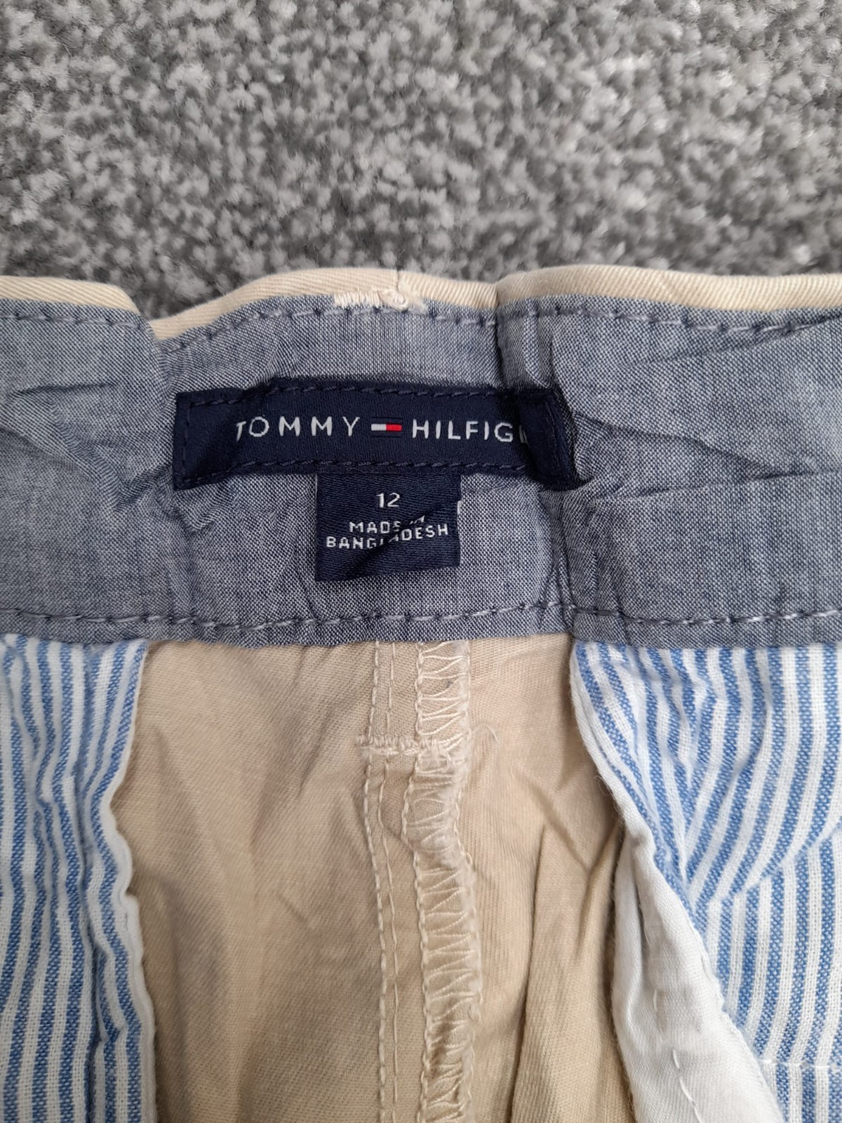 Tommy Hilfiger cotton chino pants,Beige,34" image 3