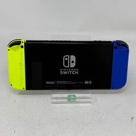 Nintendo Switch v1 Console Gaming System HAC-001 Blue/Neon Yellow