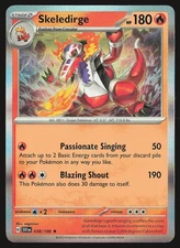 SV01: Scarlet & Violet Base Set Skeledirge #038/198 Holo Rare Pokemon Card