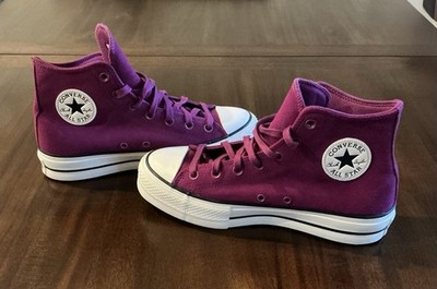 New NIB Converse Lift Hi Chuck Taylor All Star Hi Platform Womens Sneaker Violet