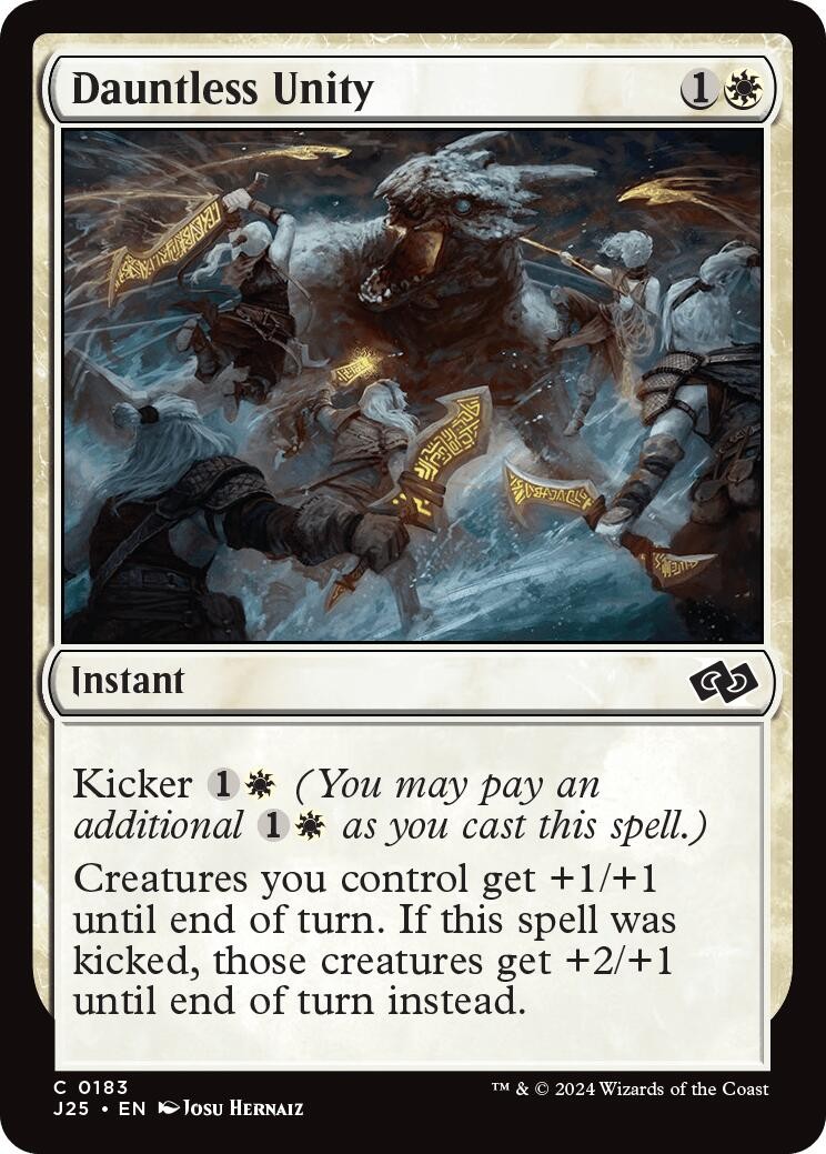Dauntless Unity - 183 - NM - Foundations Jumpstart - MTG