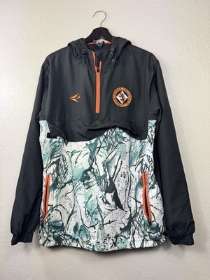Dundee United Jacket Mens L Black Orange Football Track Training Top