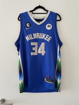 Milwaukee Bucks | NBA Trikot #34 | Nike | Herren L (54) | Guter Zustand  
