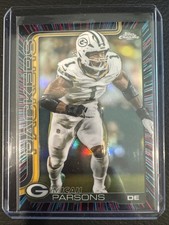 MICAH PARSONS 2025 TOPPS CHROME NEON PULSE REFRACTOR