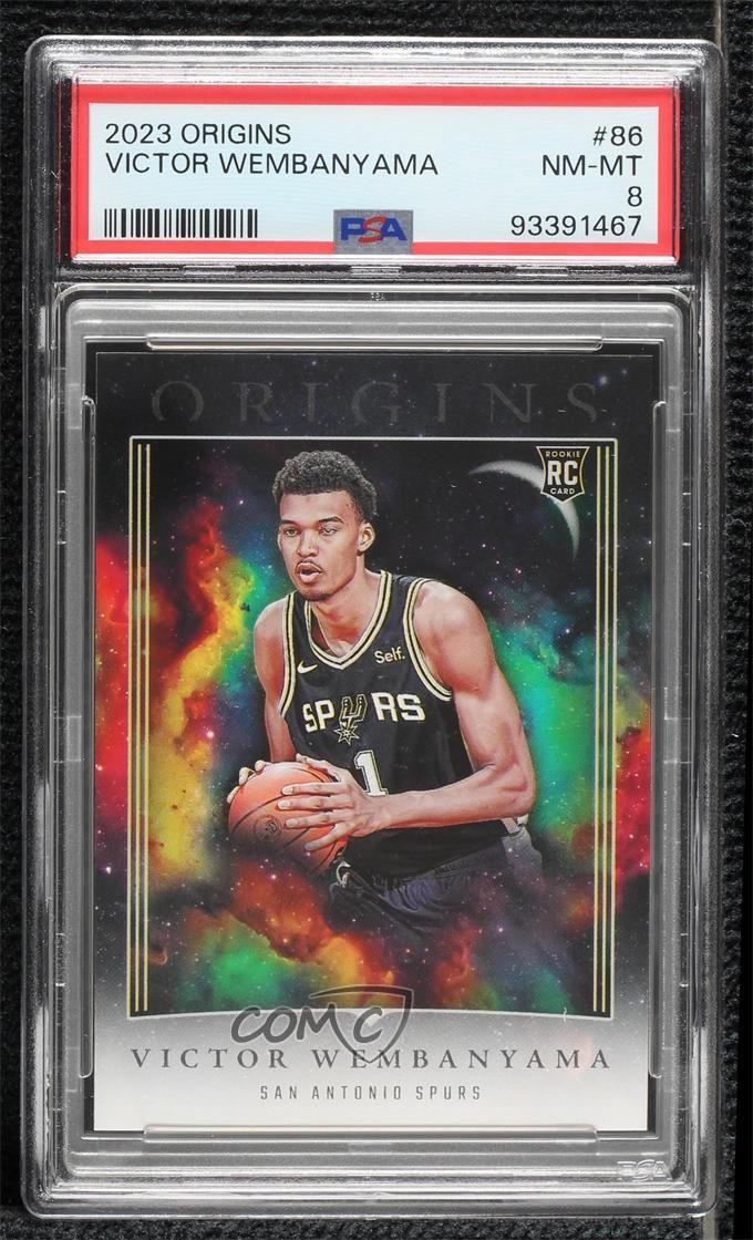 2023-24 Panini Origins Victor Wembanyama #86 PSA 8 Rookie RC 3nn