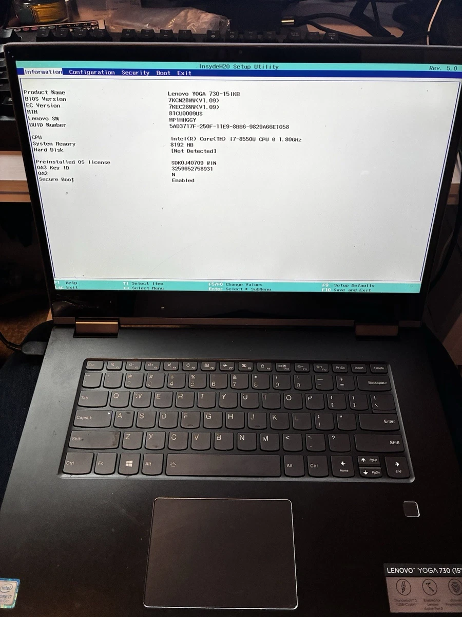 Lenovo Yoga 730 2-in-1 13.3" Touch FHD - I5-8250U - 8GB RAM - 256GB SSD - Ricondizionato Ottimo - Foto 3