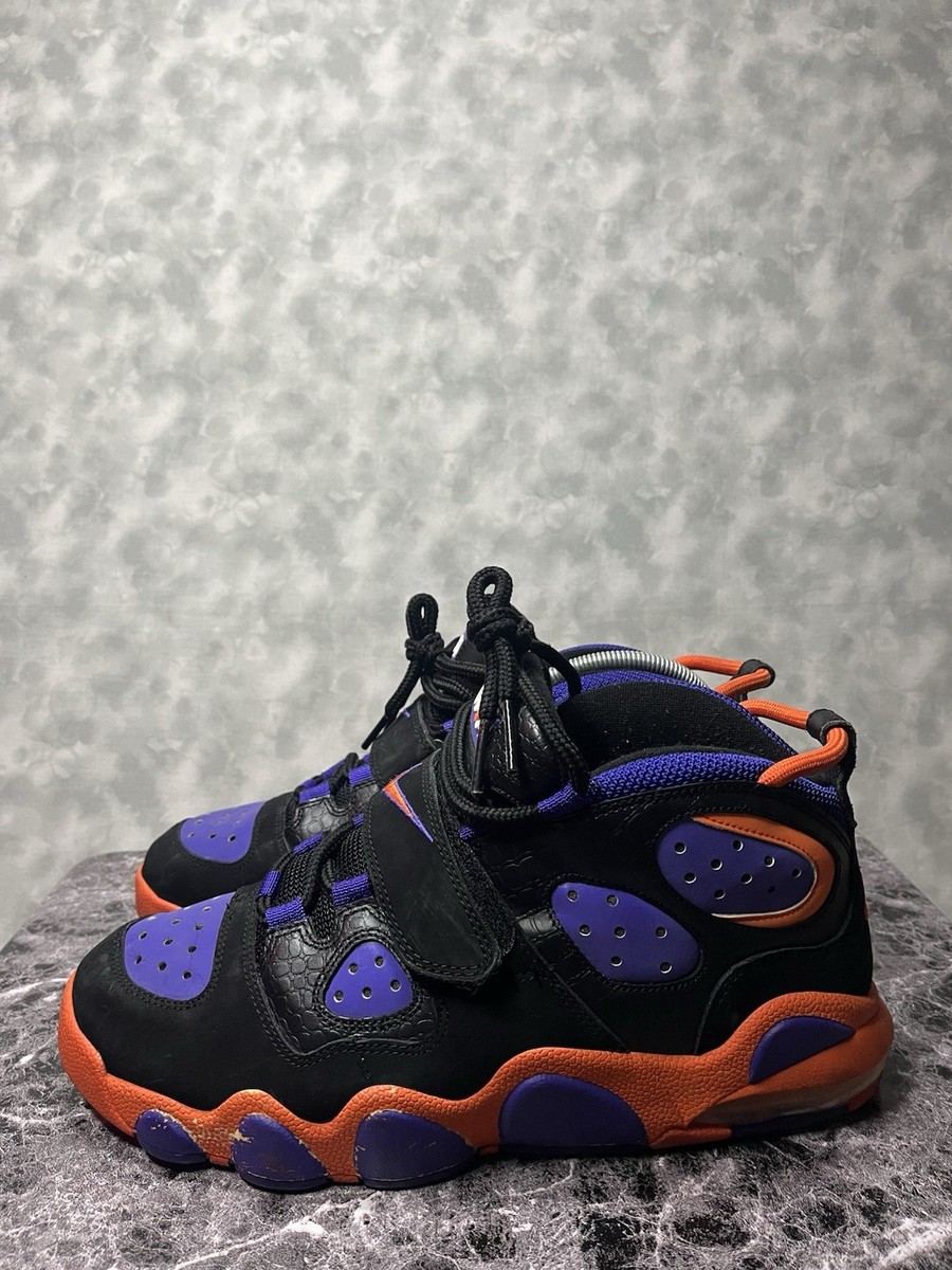 NIKE AIR CB 34 USED SIZE 11.5 CHARLES BARKLEY SUNS BLACK ORANGE | eBay