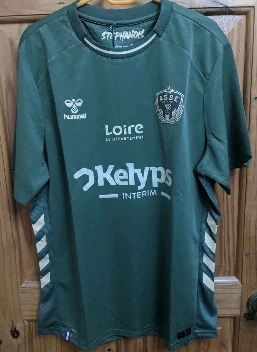 T-shirt - AS SAINT ETIENNE - ASSE - Vert - Manches courtes - Respirant