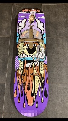 Real Zion X D Face 8.5'' Skateboard Deck Nicole Art Hand signed by Dface
