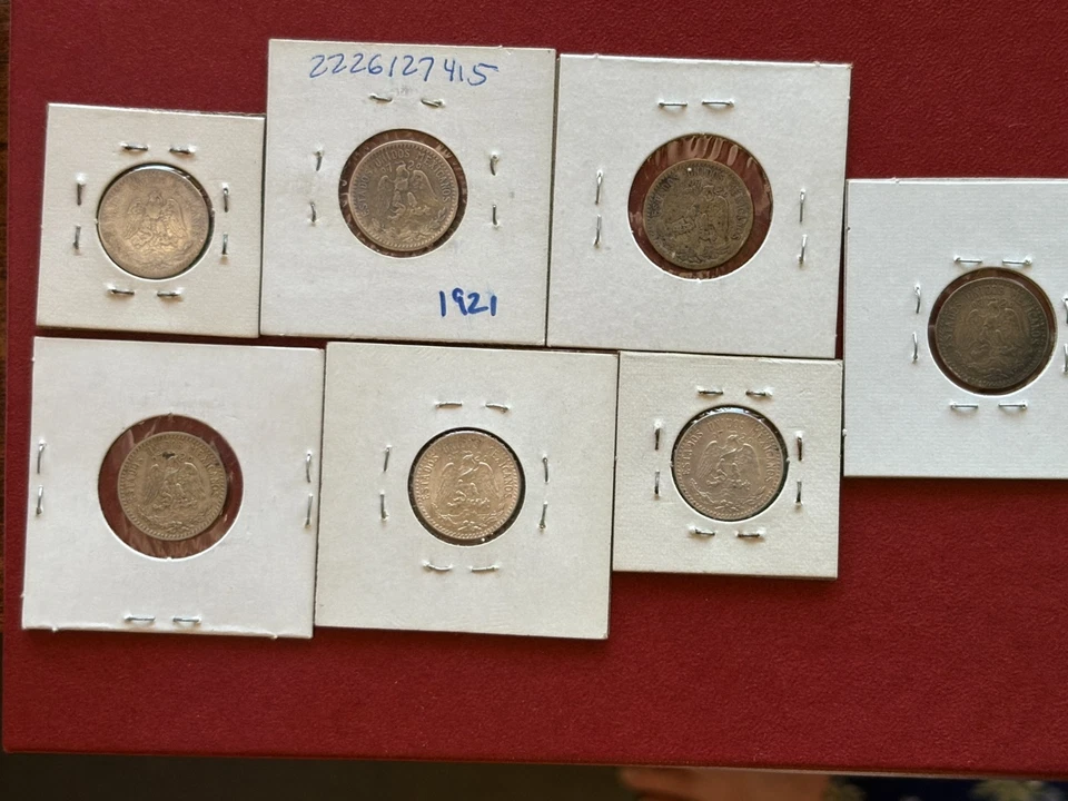 Mexico 20 Centavos Silver Lot — 1905-1942 — 15 Coins — BU/Early Dates — 1.4 ASW - Image 4 of 4