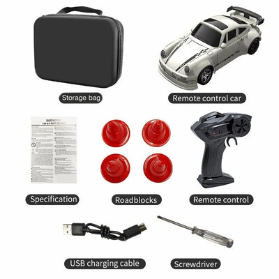 1:64 Drift RC Auto KF20 4WD Ferngesteuert Racing Schreibtisch Spielzeug Jungen Geschenk 2025 Neu