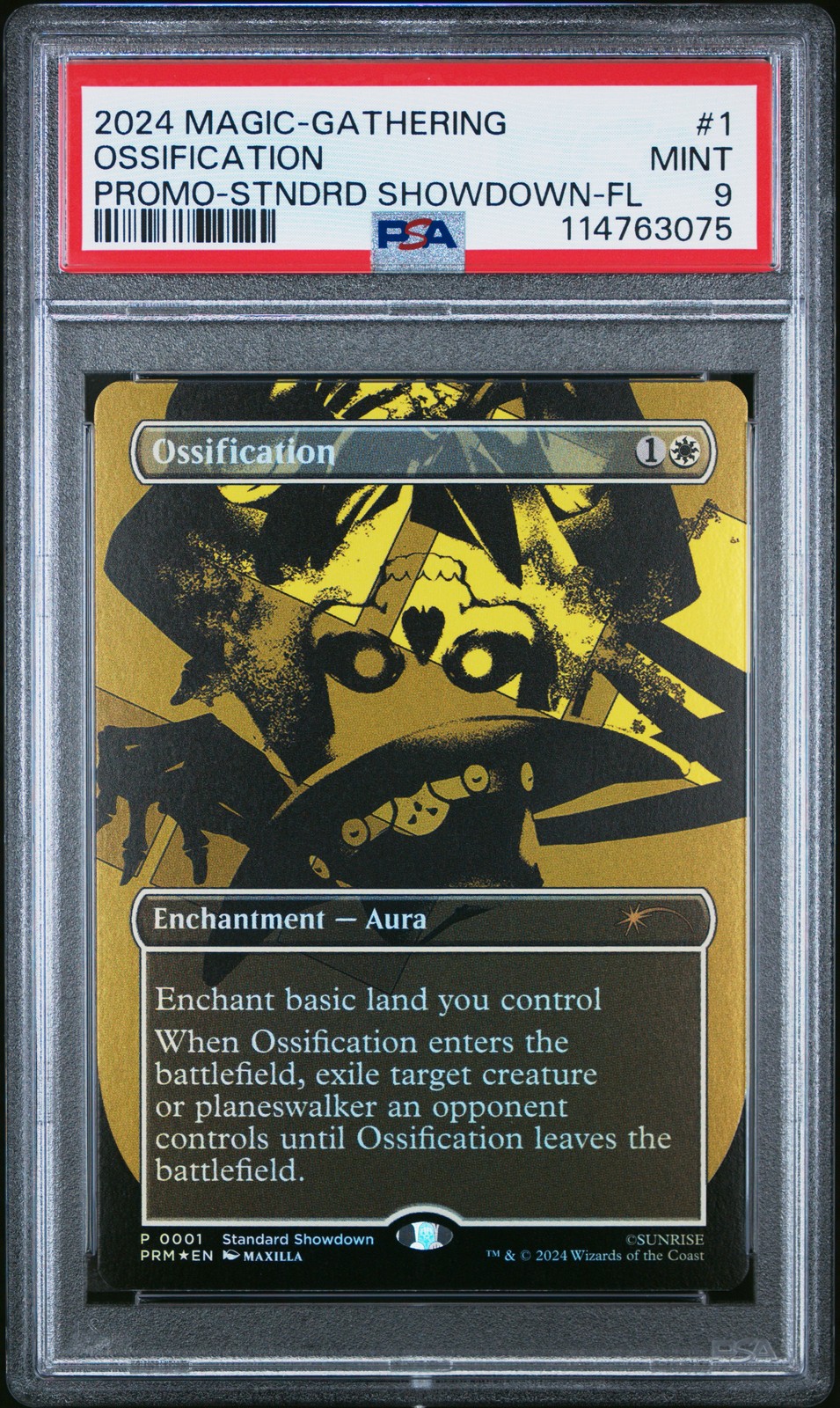 2024 MAGIC THE GATHERING WPN PROMOS COWBOY BEBOP #0001 OSSIFICATION PSA 9 view 1