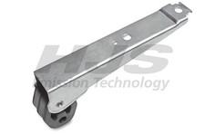 HJS Halter Abgasanlage 83 11 1963 Endschalldämpfer Gummi/Metall für VW POLO 4 5