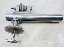 Vintage Perton Watchmaker Lathe Headstock Mount / Bed Section – Nickel-Plated