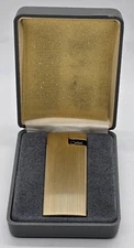 Vintage Gold Tone Colibri Flintless Lighter In Original Box In NiceCondition