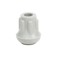 GRAINGER APPROVED LTB 14B/W Furniture Protective Leg Tips,1/4 in Dia 16ZF81