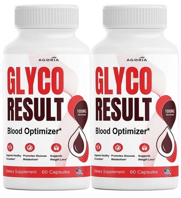 (2 Pack) Glyco Result Advanced Blood Health Support Formula, GlycoResult Pills