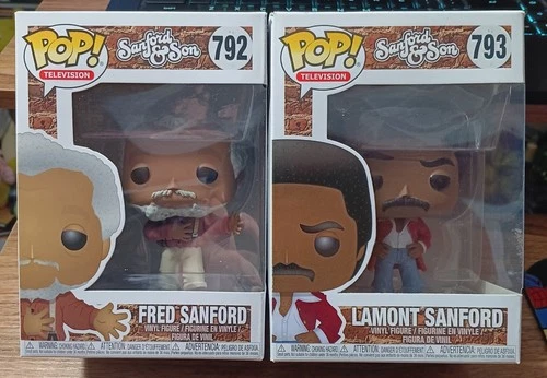 Funko Pop Lot Television Sanford and Son Fred and Lamont 792 & 793