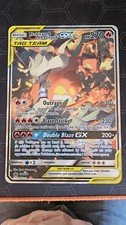 Reshiram & Charizard GX Tag Team SM201 Jumbo Oversized Pokémon Card LP