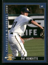 2009 Charleston RiverDogs Pat Venditte RC Rookie NY Yankees Minor