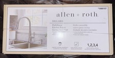 Kitchen Pull Down Sprayer Allen  Roth Stainless Steel Dillard 1066107 Soap Pump