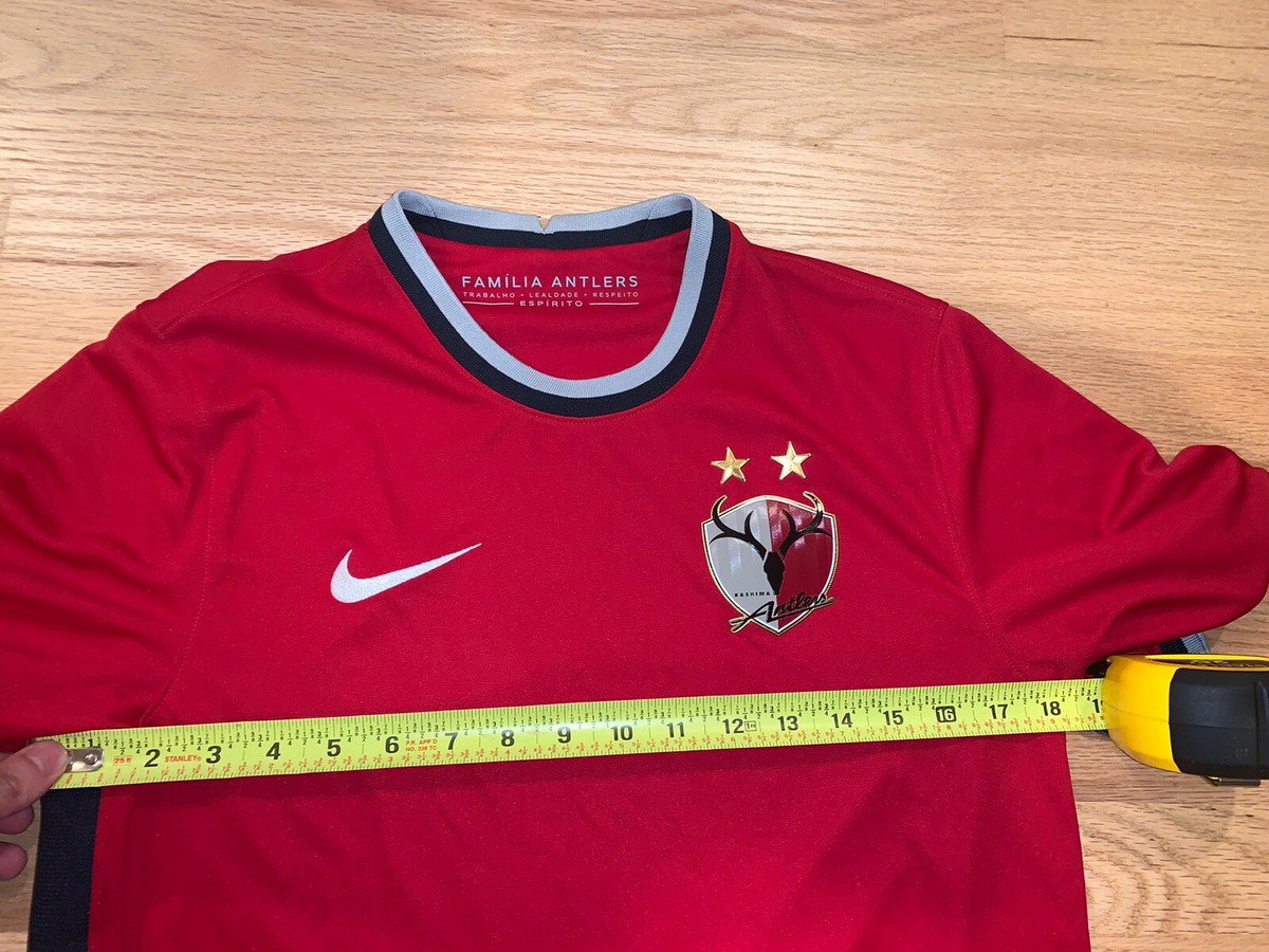 nike kashima antlers Soccer Jersey Sample Size Medium Red
