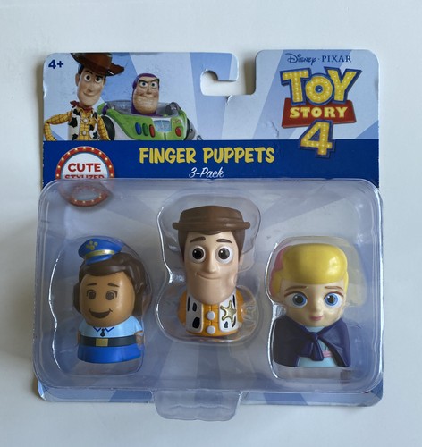 Disney Pixar Toy Story 4 - Finger Puppets - Giggle McDimples, Woody, BoPeep - Picture 1 of 6