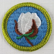 Cotton Farming Merit Badge 1972-1975 Type H [MB-679]